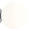 Kulisty kinkiet szklany Ball 1076C4_S Aldex lampa do pokoju biała chrom