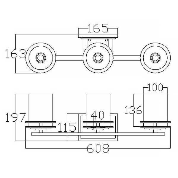 Potrójny kinkiet ścienny Hendrik KL-HENDRIK3-BATH IP44 chrom biały