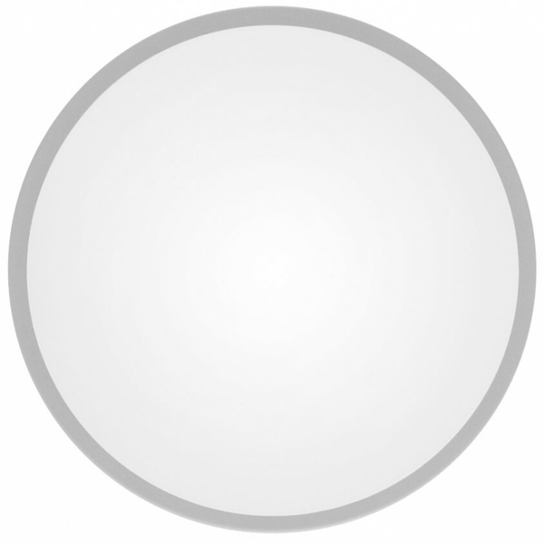 Okrągła lampa sufitowa 137623620934 szara z czujnikiem