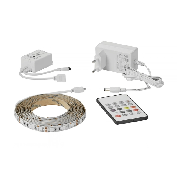 Ledowa taśma z regulacją LED STRIP 2210409901 LED 18W RGB IP44 biały