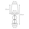 Stołowa lampa stojąca COCO 41090105 nowoczesna lampka do gabinetu