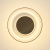 Kinkiet ścienny minimalistyczny DONUT ST-5072W brąz transparentny szklany LED 6W do holu