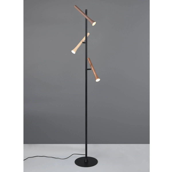 Podłogowa lampa stojąca FIATO 452010317 LED 3W 2300-4000K czarny multikolor