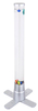 Dekoracyjna lampka podłogowa Mendoza z rybkami LED RGB 0,06W srebrna