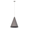 Trójkątna lampa wisząca VESUVIO 41061 do sypialni szara czarna