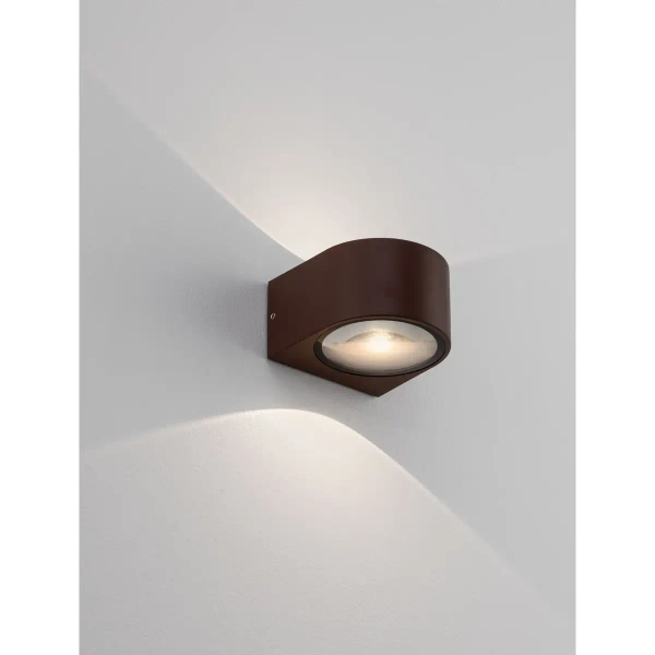 Elewacyjna ścienna lampa DALUNIA LE75207 LED 11W 3000K IP54 rdzawa