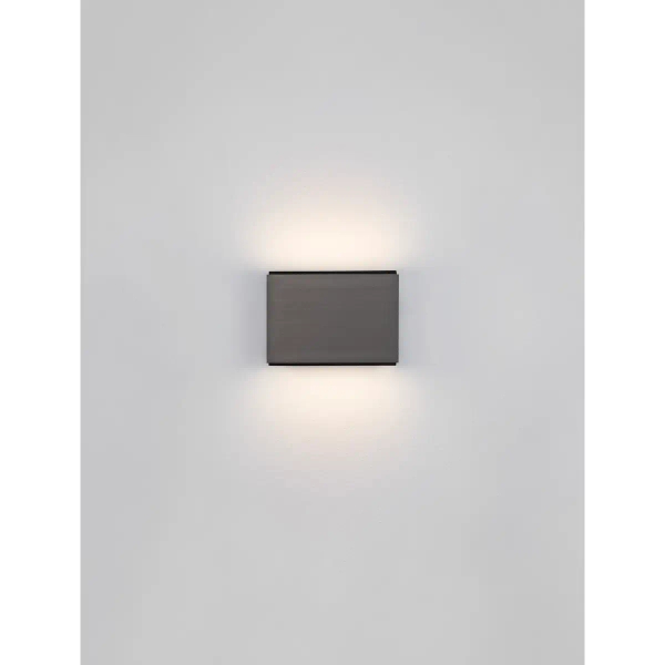 Prostokątna lampa ścienna LORANCA LE45565 LED 10W 3000K srebrna