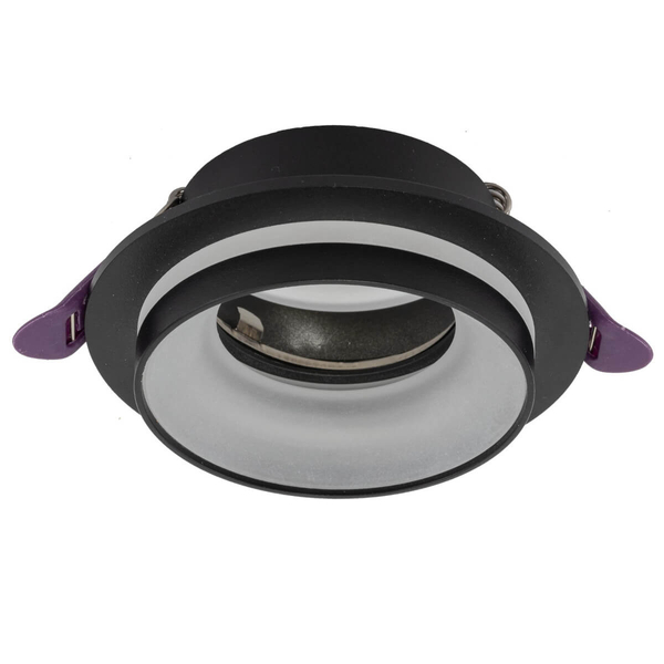 Wpustowa lampa Jet 6920 do przedpokoju oczko metalowa czarna