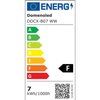 Reflektor spot do szyn magnetycznych 3-fazowych 485 Domeno LED 7W 3000K czarna