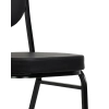 Ergonomiczne krzesło bankietowe Hebe KH1501100312 czarna