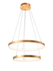 Nowoczesna lampa wisząca Nueve do sypialni LED 67W 3000K złota