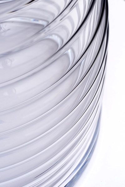 Dekoracyjna stołowa lampa QN-MILNE-TL-GREY abażur szary