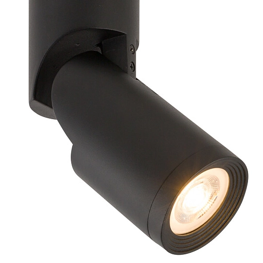 Czarny reflektor Profile Mike 7661 do szynoprzewodu 1-fazowego