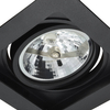 Wpuszczana lampa Sisto AZ2810 square do przedpokoju czarna