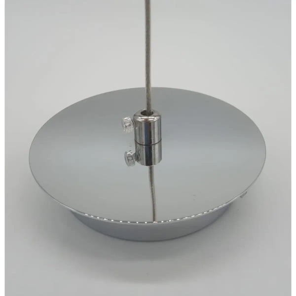 Kryształowa lampa wisząca Starlight ST-9228-1 Step kula chrom