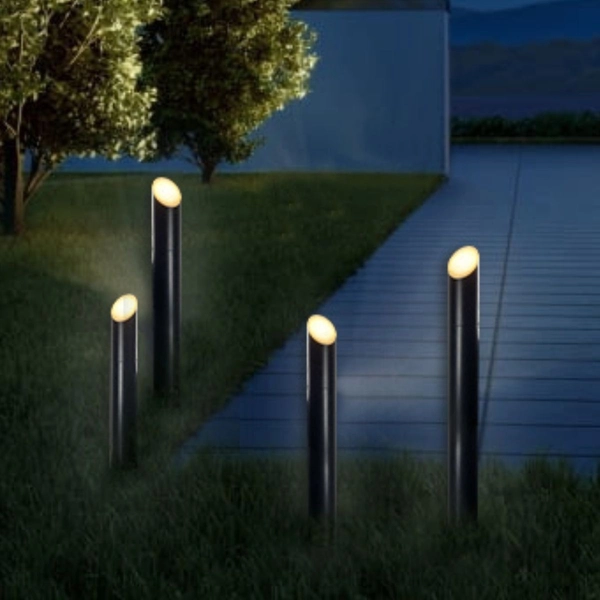 Lampa ogrodowa stojąca Saga 9920 Shilo tuba IP54 antracyt