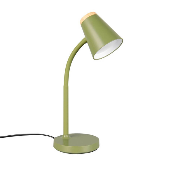 Lampka biurkowa do czytania PONGO R55831115 LED 4,5W 3000K zielony