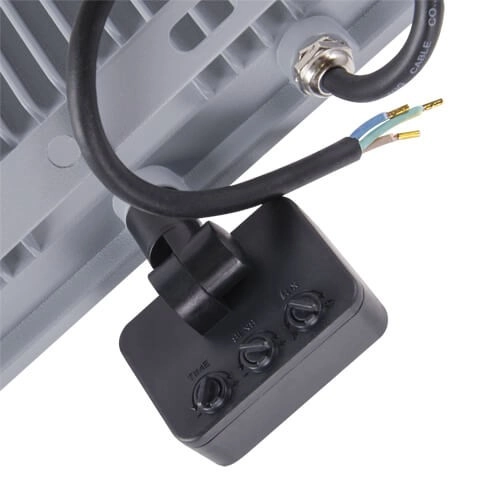 Naświetlacz LAMPA zewnętrzna KROMA 03708 Ideus ogrodowa OPRAWA regulowana LED 100W 6500K outdoor IP65 szara