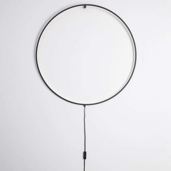 Ścienna lampa pierścień CHINU LE41607 LED 18W 3000K metalowy czarny outlet