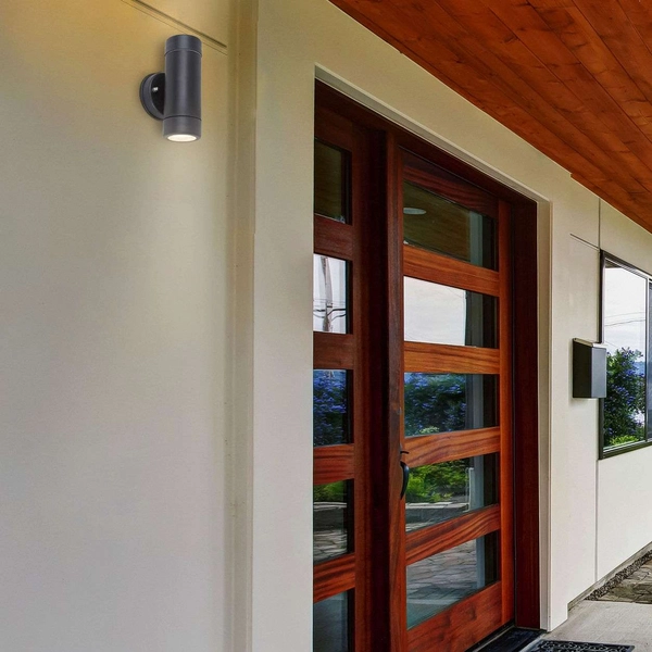 Elewacyjna LAMPA ścienna MEDINA 8833 Rabalux zewnętrzna OPRAWA tuba kinkiet IP44 czarny