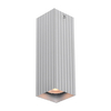 Podłużna lampa nasufitowa Tecno CLN-37492-M-ALU Italux metalowa srebrna
