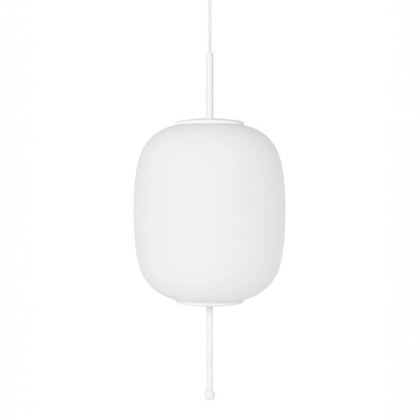 Szklana lampa wisząca Epli EPB111P0 do salonu nad wyspę biała