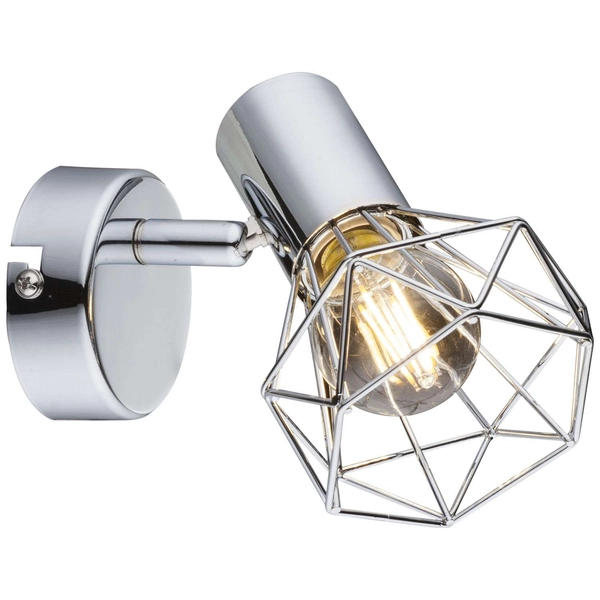 Kinkiet LAMPA ścienna XARA 54802-1 Globo druciana OPRAWA regulowana drut chrom