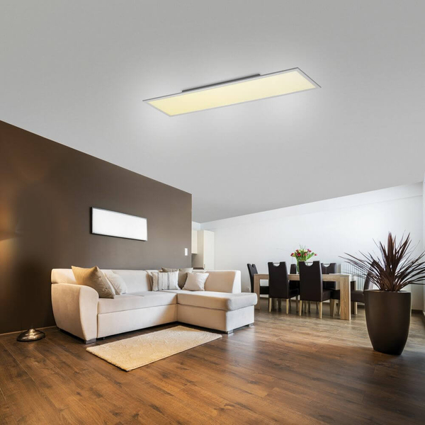 Ledowy plafon salonowy Flat LED 35W 2700K-5000K minimalistyczny biały