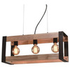 Lampa wisząca Varna 33-79077 Candellux metalowa drewniana czarna