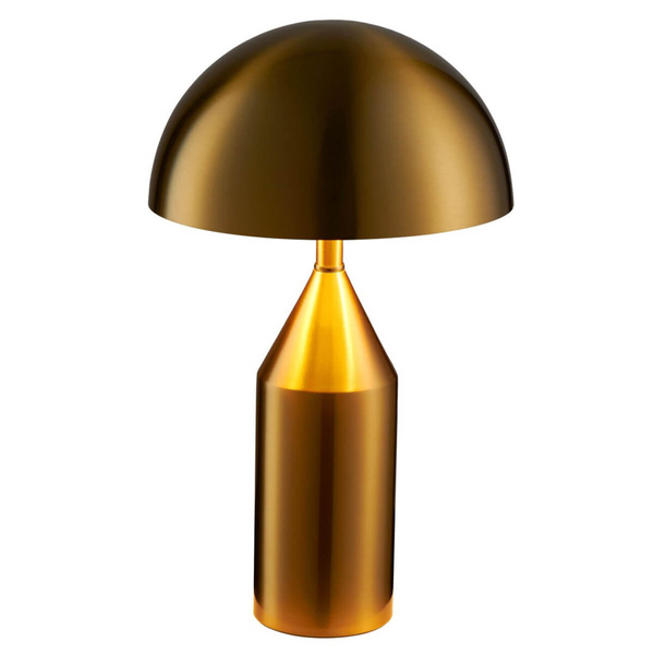 Stołowa lampka BELFUGO ST-6605-T-25 Step grzybek do salonu mosiądz złoty