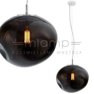 LAMPA wisząca AVIA L 10423108 Kaspa szklana OPRAWA zwis grafitowy