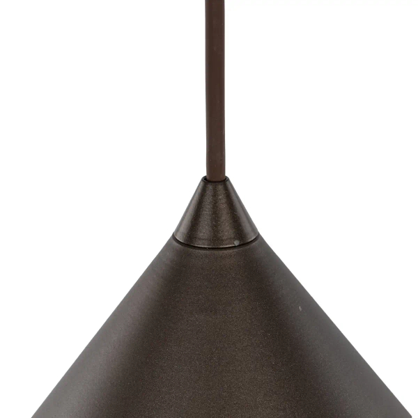Lampa nad stół stożkowa CONO 10062 wisząca brązowy