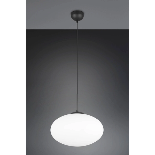 Metalowa lampa wisząca FOMENTO 363190132 Trio zwis do kuchni biały czarny