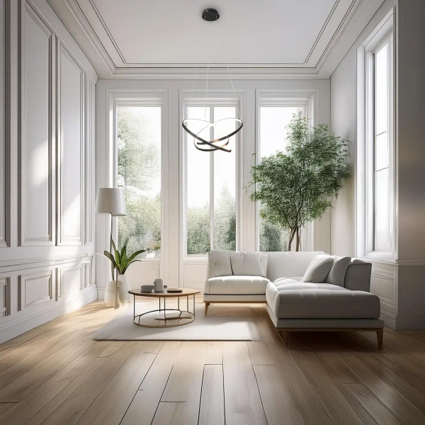 Lampa wisząca ringi EMPOLI ML1573 LED 55W 4000K czarne