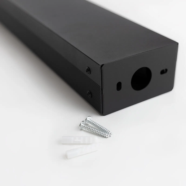 Metalowa lampa ogrodowa SLP8007 nowoczesna outdoor czarna