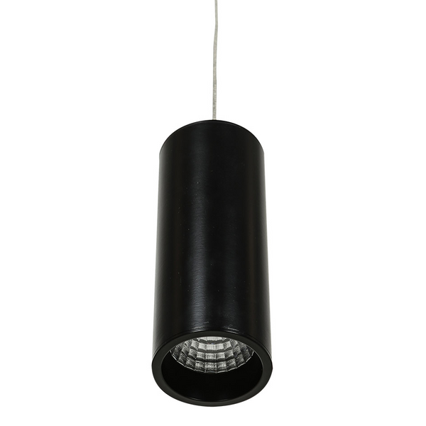 LAMPA wisząca MOLDES HL7718/7W LED 7W 3000K Italux metalowa tuba czarna
