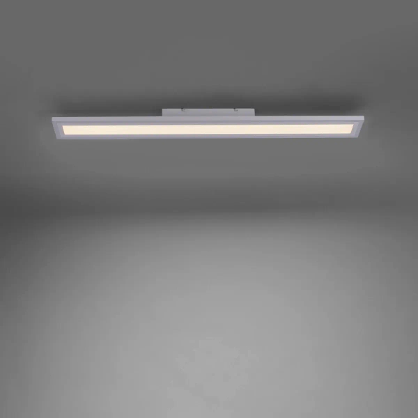 Prostokątna lampa sufitowa EDGING biała 14853-16 1xLED 35W 2700-5000K sterowana pilotem