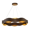 Lampa wisząca Vaughan QN-VAUGHAN-P-L-BRZ-GD LED 105W 3000K brązowa złota