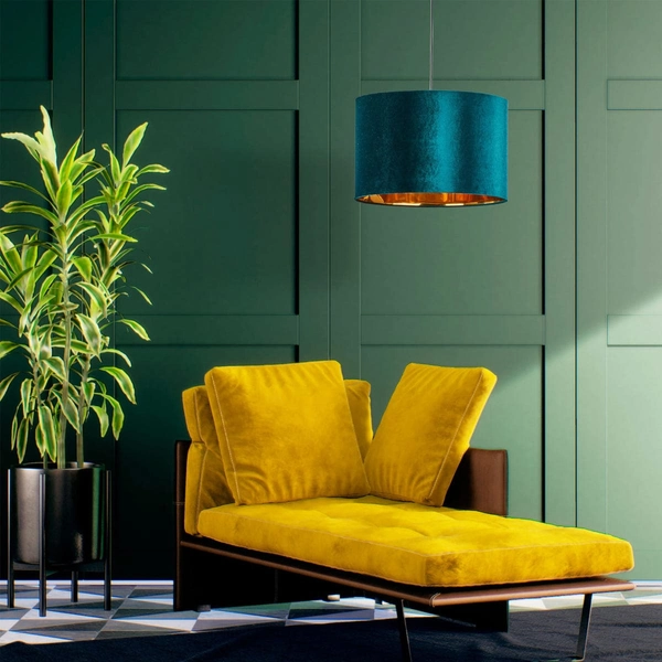 Lampa wisząca dekoracyjna Tercino 6169 TK Lighting zielona złota