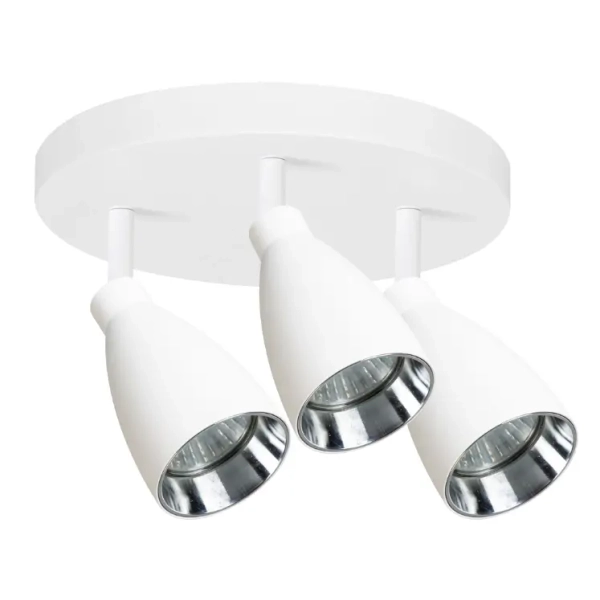 Industrialny plafon Campana LP-3103/3C WH regulowany biały