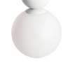 Kulista lampa wisząca Dizzaro ABR-LWSM-DIZZ2 szklana do salonu biała