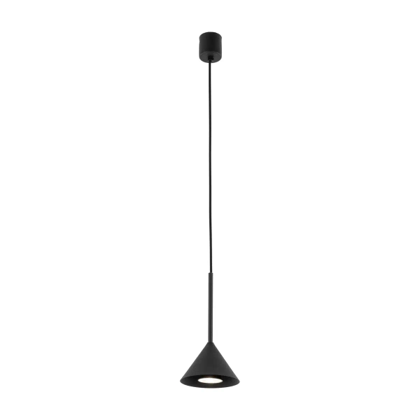 Wisząca lampa trójkątna CONO 10304 do salonu czarny