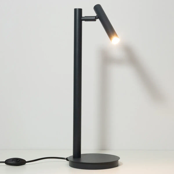 Stołowa lampa do sypialni Sopel 41478 tubka z wtyczką grafitowa