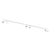 Lampa sufitowa do garderoby Mono 7777 ruchome tuby metalowe białe