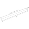 Lampa magnetyczna liniowa Magnetic M0023N Maxlight LED 12W 3000K belka biała