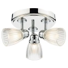 Łazienkowa sufitowa lampa Cedric CED7638 żebrowana IP44 chrom