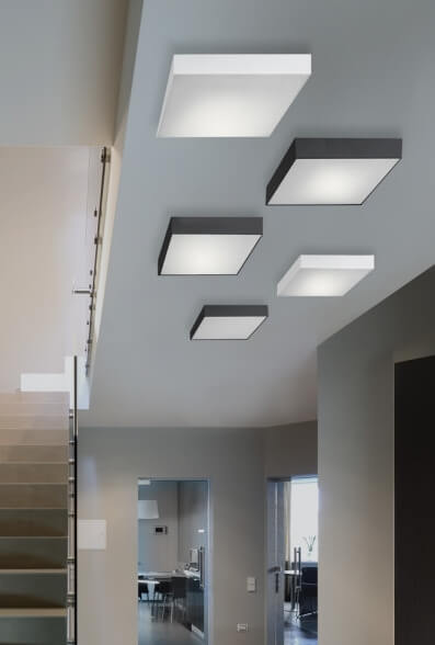 Biała lampa sufitowa Monza AZ2269 LED 20W 3000K kwadratowa do kuchni