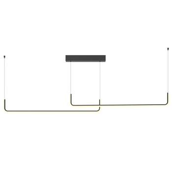 Ledowa wisząca lampa nad stół Urus PO645 LED 30W 3000K czarny