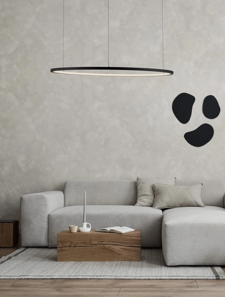 Lampa wisząca TOLUCA LE42781 Luces Exclusivas LED 48W 3000K do jadalni czarna