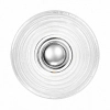 Szklany kinkiet ścienny Helios ST-X007W chrom okrągły LED 1x3W 3000K disc
